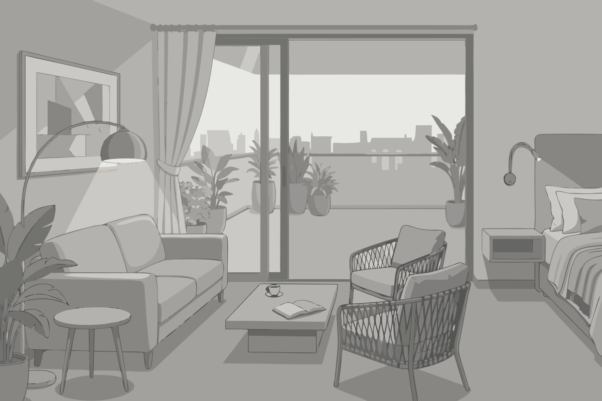 Apartament typu Suite z 2 sypialniami